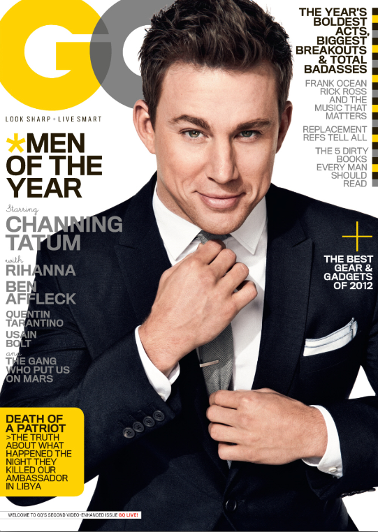 Channing Tatum, GQ Cover Channing Tatum, GQ Cover